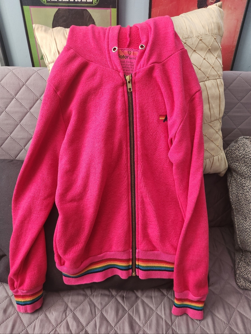 Aviator Nation Youth Zippered Hoodie Size 12